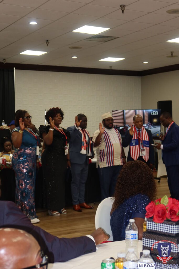 UNIBOA’s newly elected national officers at the 35th National Convention in Louisville, Kentucky.